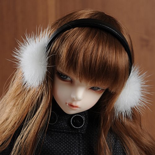 MSD &amp; SD - Mingky Earplug Hairband (White-M142)